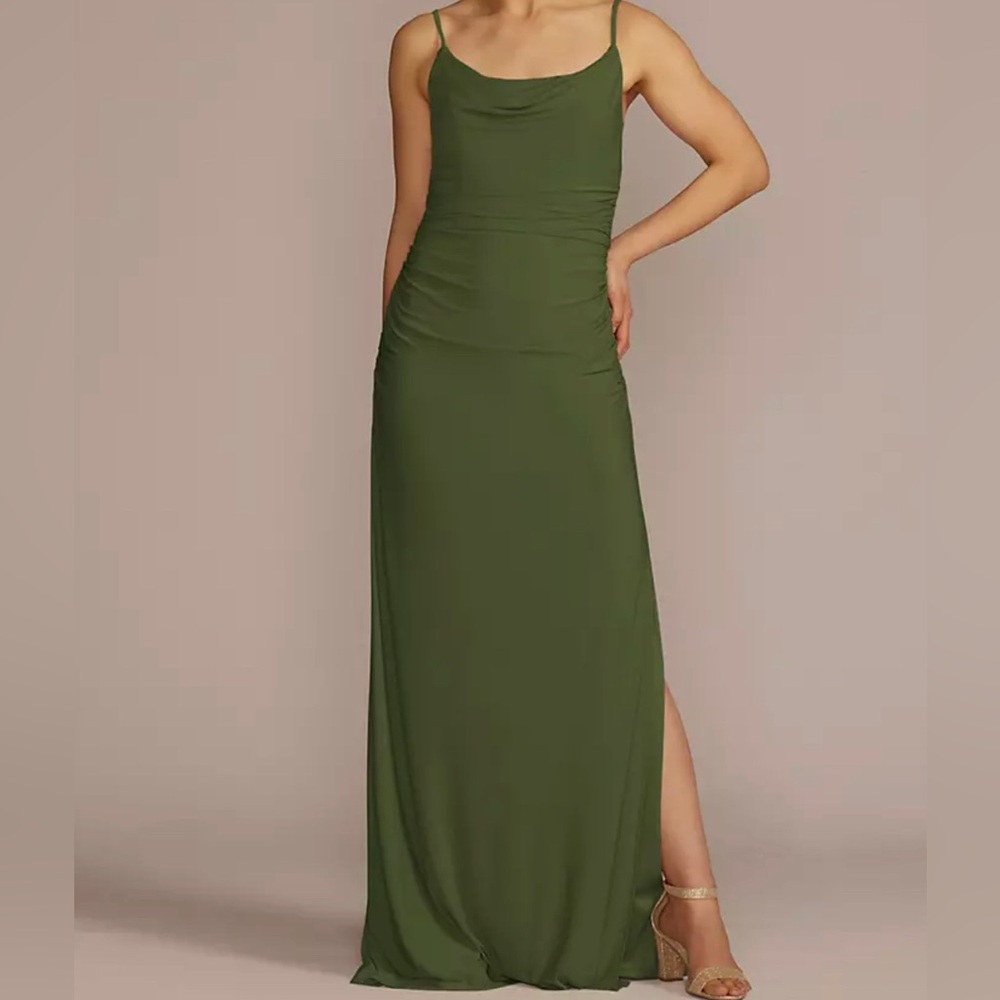 Green bridesmaid dress